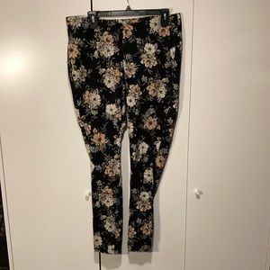 Torrid floral leggings